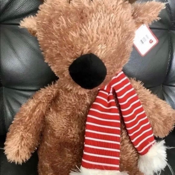 Gund My 1st Christmas Deer Reindeer With Scarf Plush Stuffed Animal 14” - Picture 2 of 2